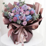 Rose Life Flower Wrapping Paper for bouquet