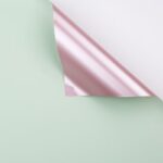 Rose Life Flower Wrapping Paper light green