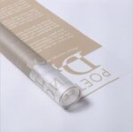 Love Letter Bouquet Wrapping Paper Macchiato