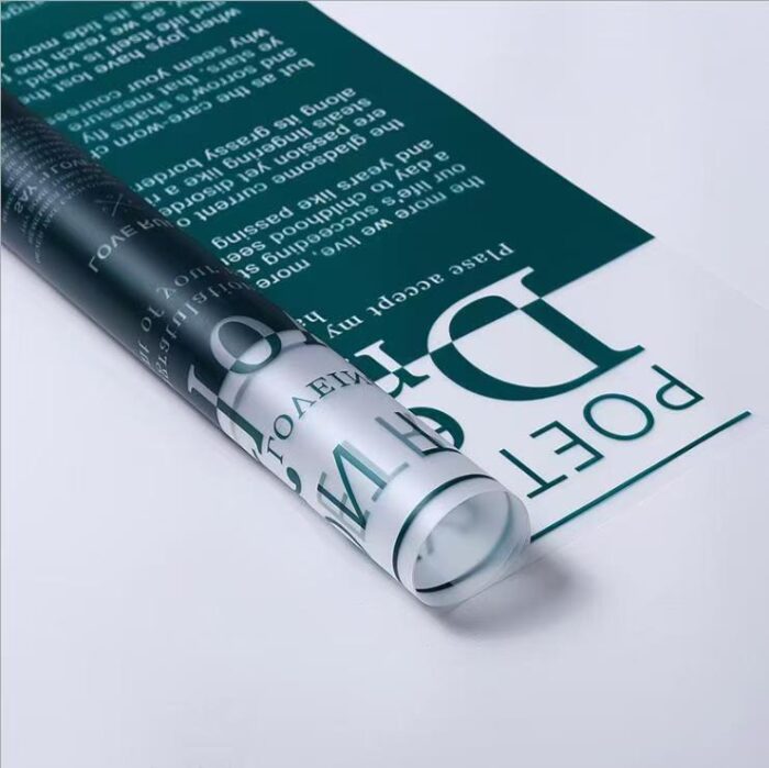 Love Letter Bouquet Wrapping Paper green
