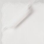 Lace Flower Wrapping Paper white