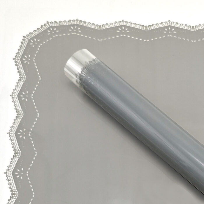 Lace Flower Wrapping Paper grey