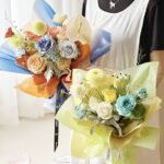 Dreamy Candy Flower Wrapping Paper for bouquet