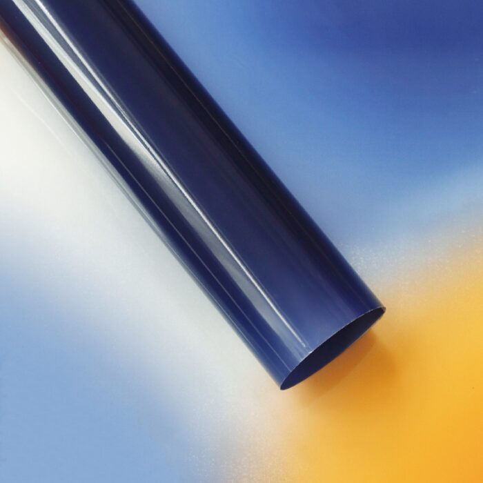 Dreamy Candy Flower Wrapping Paper orange blue