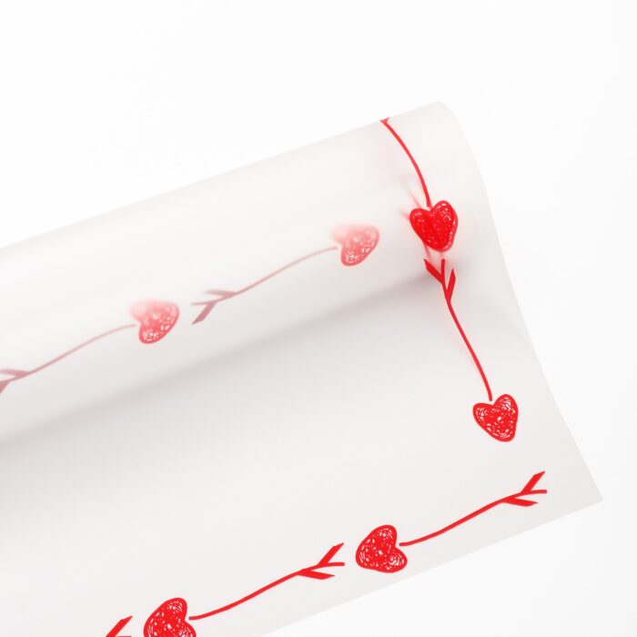 Elegant Flower Wrapping Paper love arrow