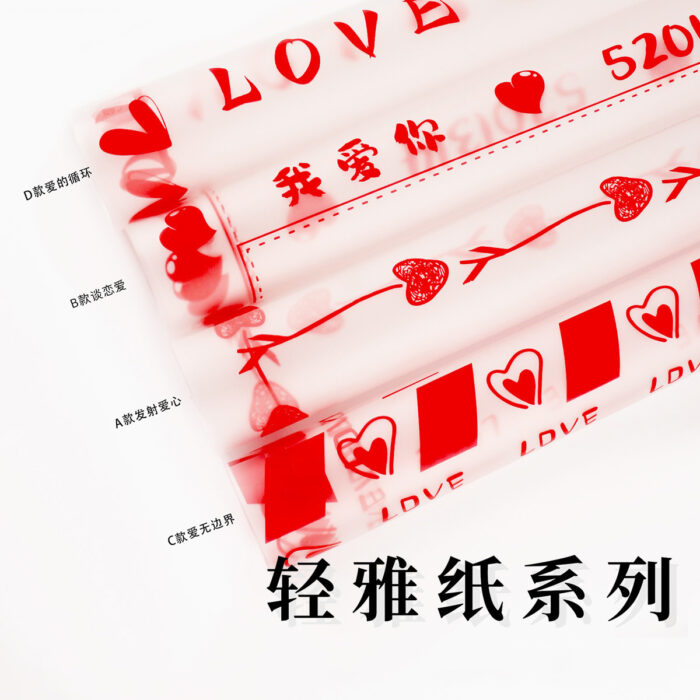 Elegant Flower Wrapping Paper informaction
