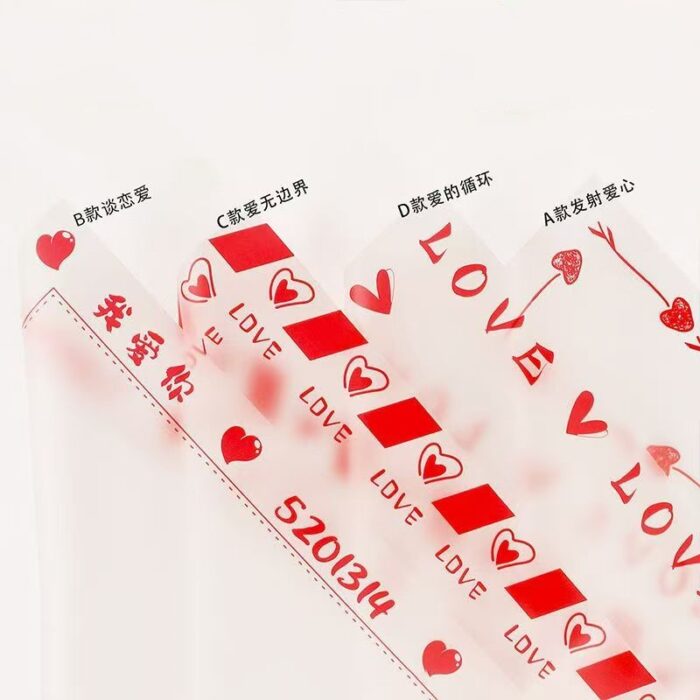 Elegant Flower Wrapping Paper waterproof floral wrap 56x56 cm