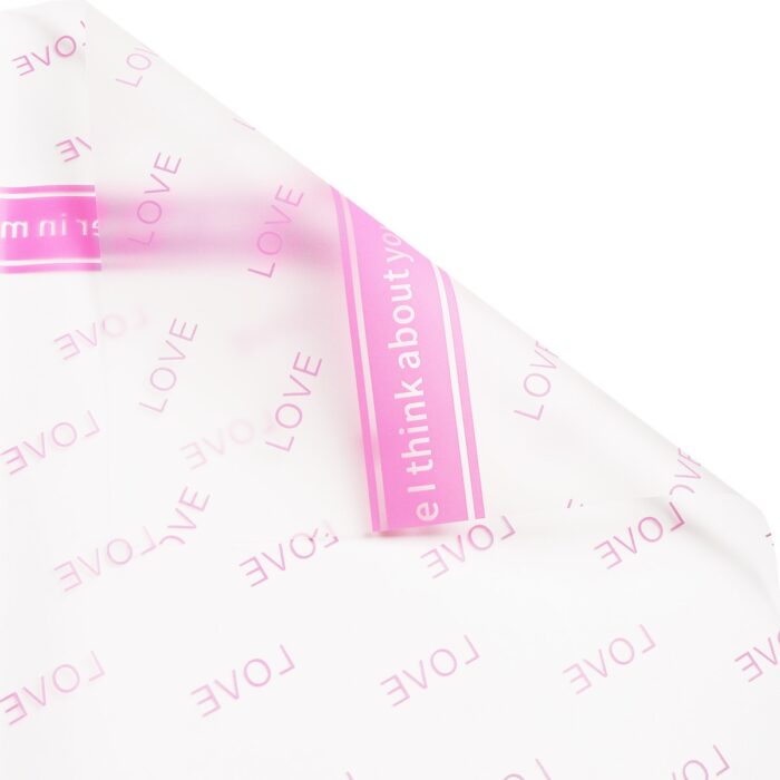 Overflowing Love flower Wrapping Paper roes pink
