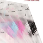 Overflowing Love flower Wrapping Paper waterproof floral wrap 56x56 cm
