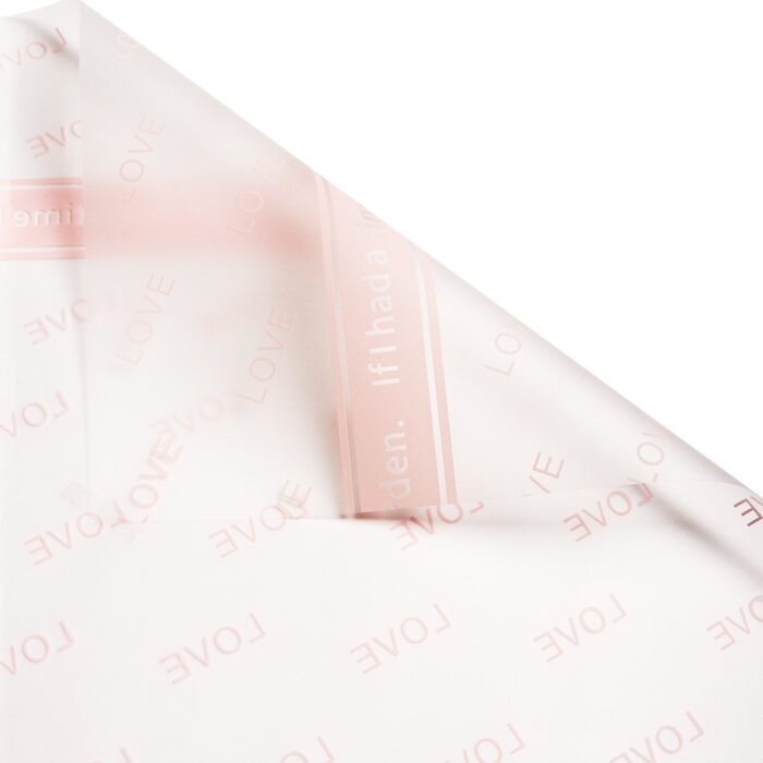 Overflowing Love flower Wrapping Paper pink