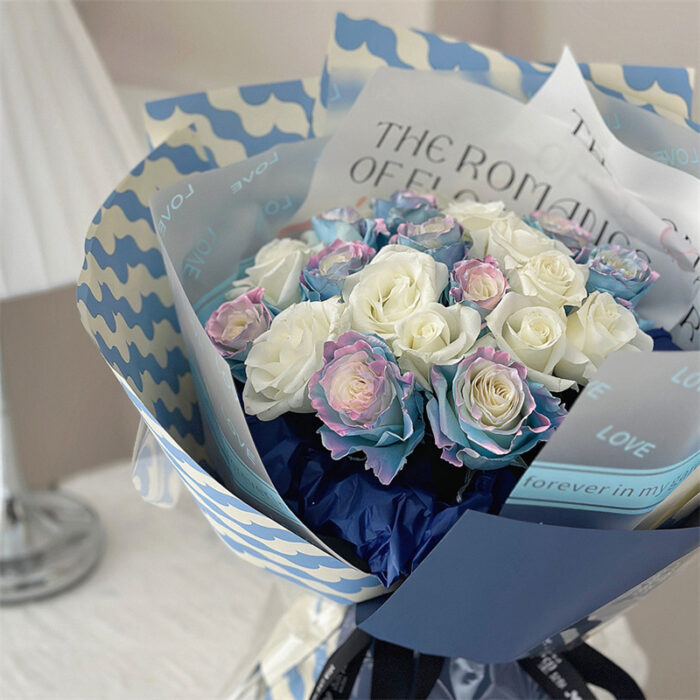 Overflowing Love flower Wrapping Paper for bouquet