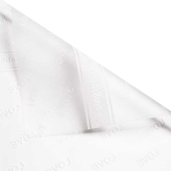 Overflowing Love flower Wrapping Paper white