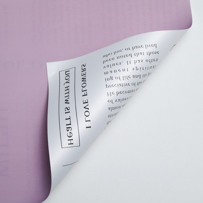 Prada Newspaper Floral Wrapping purple