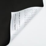 Prada Newspaper Floral Wrapping black