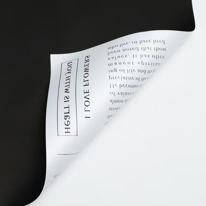Prada Newspaper Floral Wrapping black