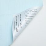 Prada Newspaper Floral Wrapping sakura light blue