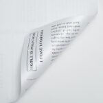 Prada Newspaper Floral Wrapping Paper white
