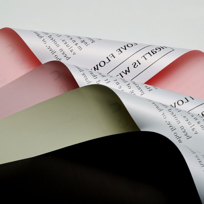 Prada Newspaper Floral Wrapping for florists and events
