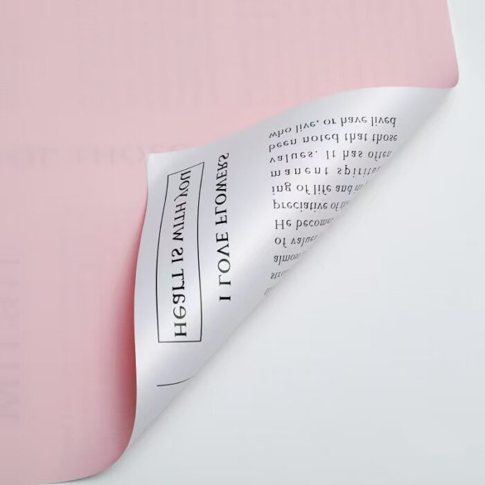 Prada Newspaper Floral Wrapping sakura pink