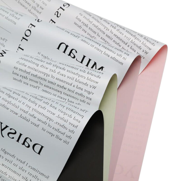 Prada Newspaper Floral Wrapping for florists and events