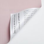 Prada Newspaper Floral Wrapping Paper pink
