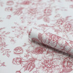 Afternoon Tea Flower Wrapping Paper red