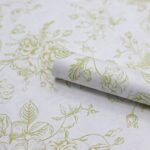 Afternoon Tea Flower Wrapping Paper green