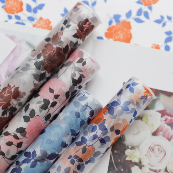 Loews Roes Wrapping Paper color for waterproof floral wrap 56x56 cm