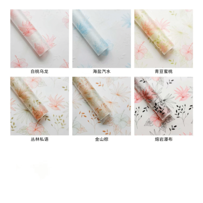Summer Wrapping Floral Wrapping Paper information