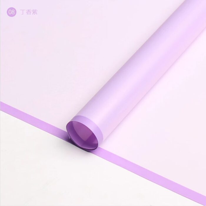 Magic Edge Matte Flower Wrapping Paper lilac