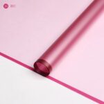 Magic Edge Matte Flower Wrapping Paper wine red