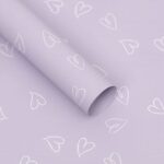 Sweetheart Bouquet Wrapping Paper purple