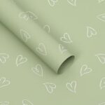 Sweetheart Bouquet Wrapping Paper green