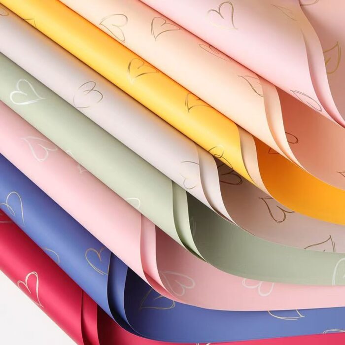 Sweetheart Bouquet Wrapping Paper color information