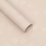 Sweetheart Bouquet Wrapping Paper Cappuccino