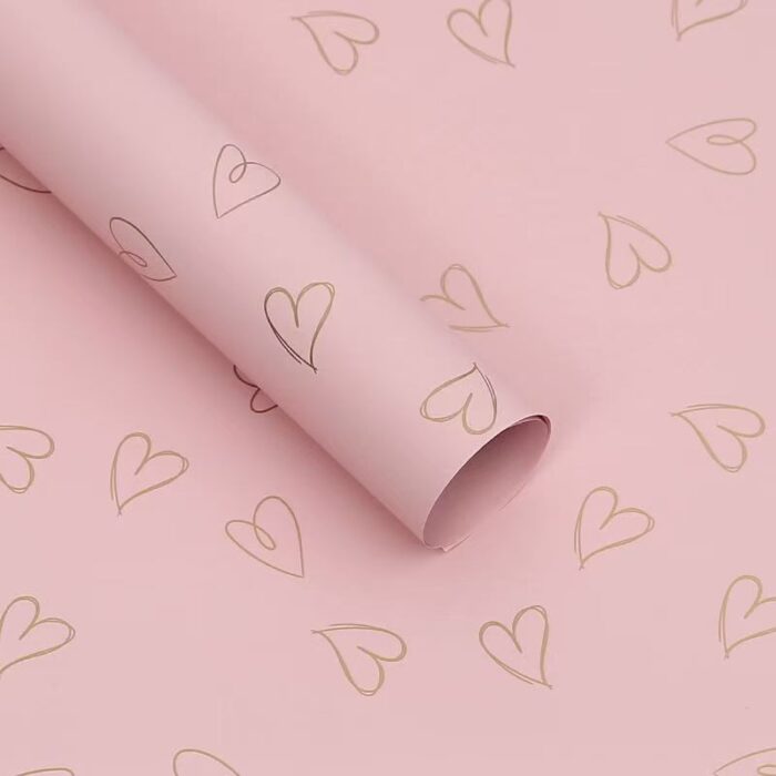 Sweetheart Bouquet Wrapping Paper pink