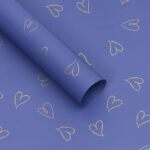 Sweetheart Bouquet Wrapping Paper blue