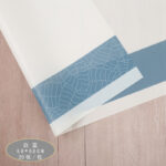 Times Flower Wrapping Paper white blue