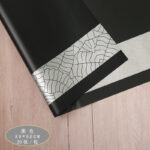 Times Flower Wrapping Paper black