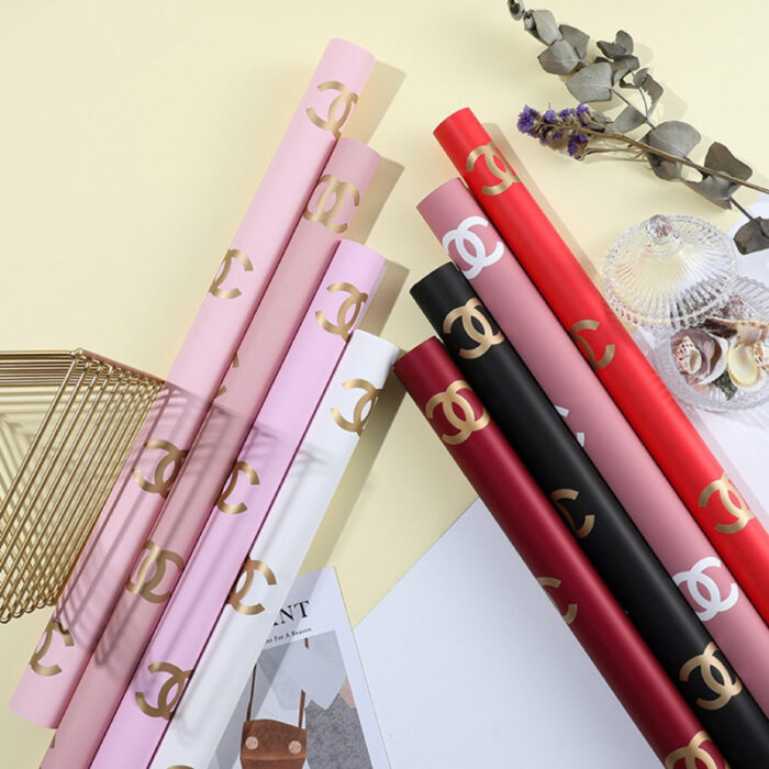 Litte Chanel Flower Wrapping Paper