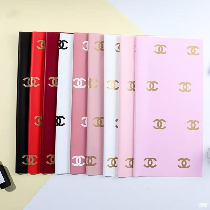 Litte Chanel Flower Wrapping Paper color information