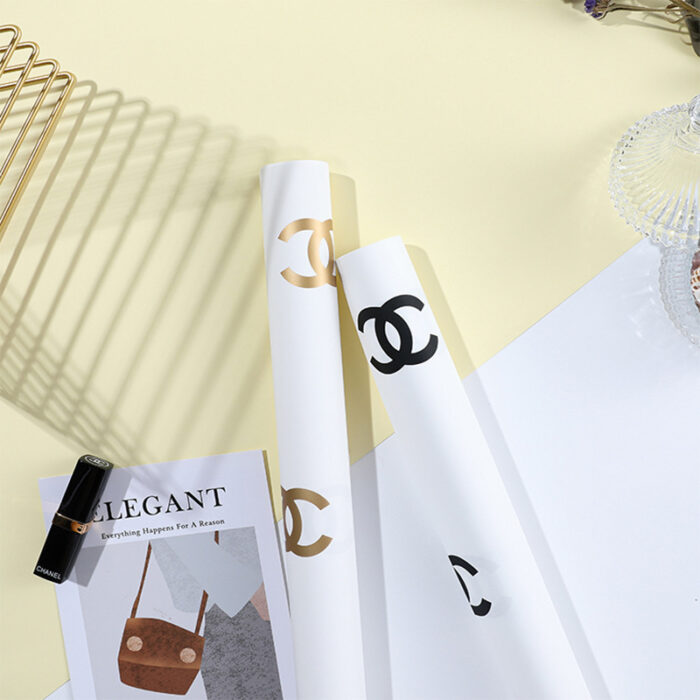 Litte Chanel Flower Wrapping Paper