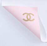 Litte Chanel Flower Wrapping Paper light pink