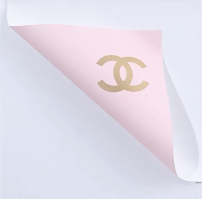 Litte Chanel Flower Wrapping Paper light pink