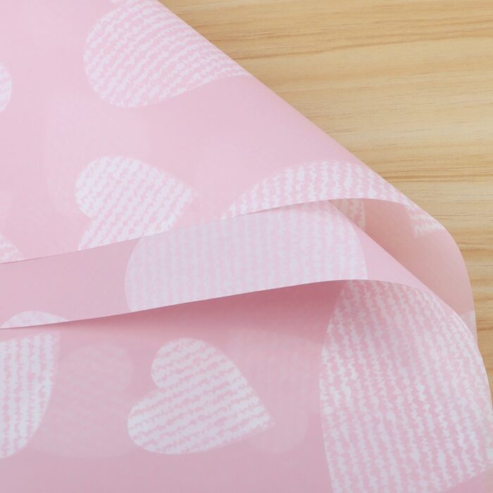 Dream Heart Bouquet Wrapping Paper pink
