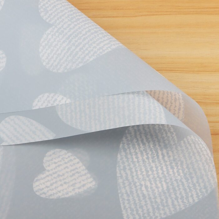 Dream Heart Bouquet Wrapping Paper grey