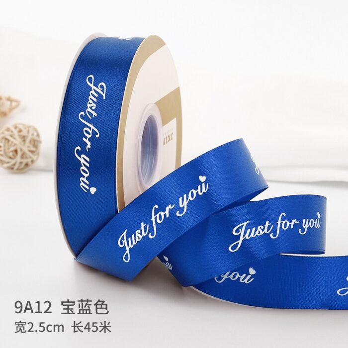 Just for You Stain ribbon sapphire blue
