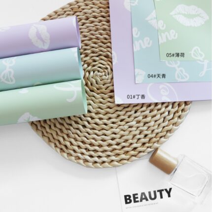 Passionate Kiss Flower Wrapping Paper light luxurious