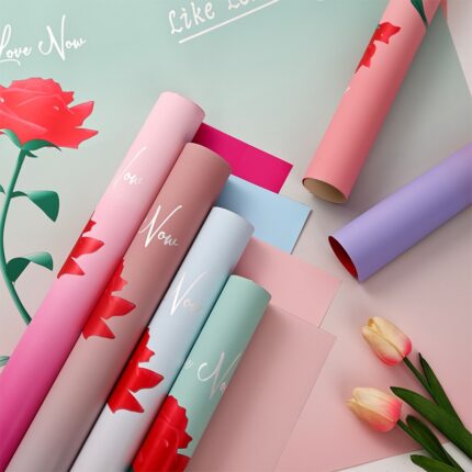 A Picturesque Branch Wrapping Paper Valentine's Day