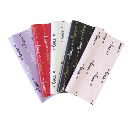 Keep Loving FLoral Wrapping Paper lover